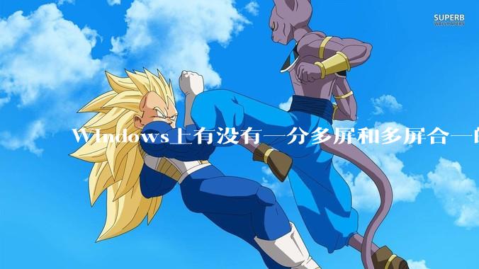 Windows上有没有一分多屏和多屏合一的软件？