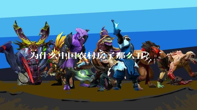 为什么中国农村房子那么丑？