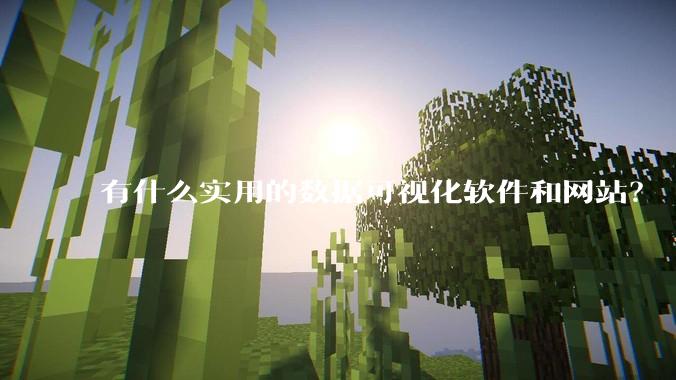 有什么实用的数据可视化软件和网站？
