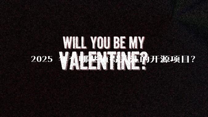 2025 年有哪些值得关注的开源项目？