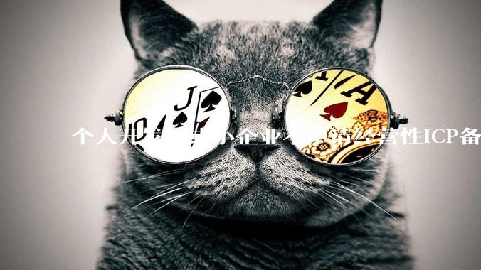 个人开发者或小企业不申请经营性ICP备案，怎样开发APP盈利?