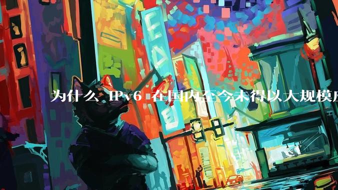 为什么 IPv6 在国内至今未得以大规模应用?