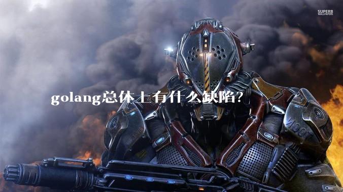 golang总体上有什么缺陷？
